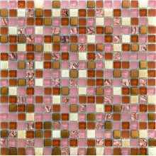 Swimming Pool Gold Color Glass Mosaic Tile in Foshan (AJ2A1613)